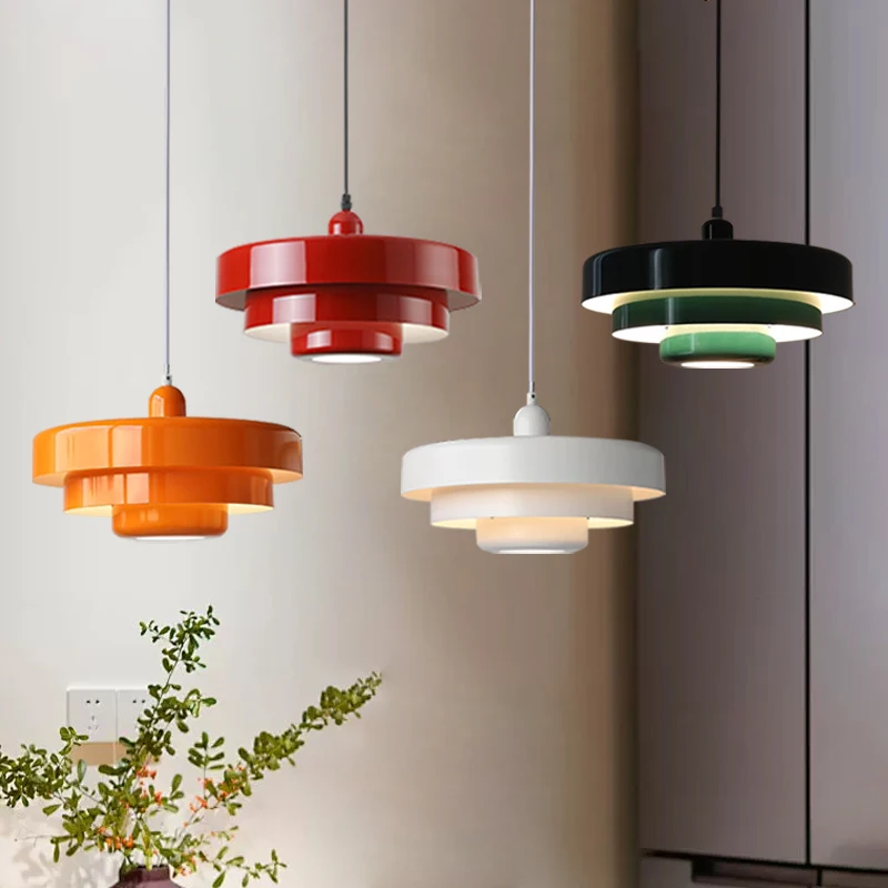 Stylowa lampa wisząca trójwarstwowa