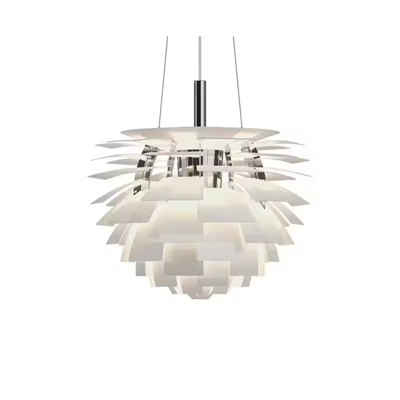 Lopez - Nowoczesna metalowa lampa wisząca w kształcie karczocha