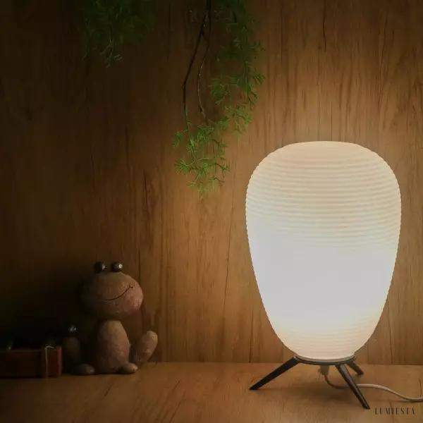 Lampa stołowa Rituals z dmuchanego szkła w stylu orientalnym