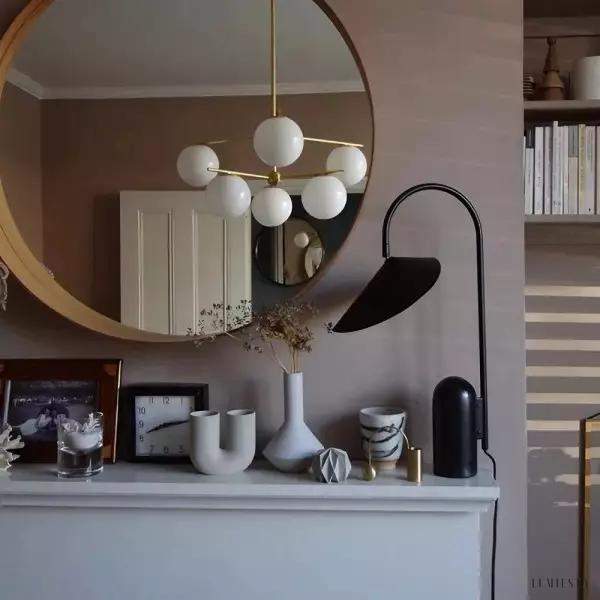 Lampa Stolikowa Arum w Kształcie Liścia z Regulacją