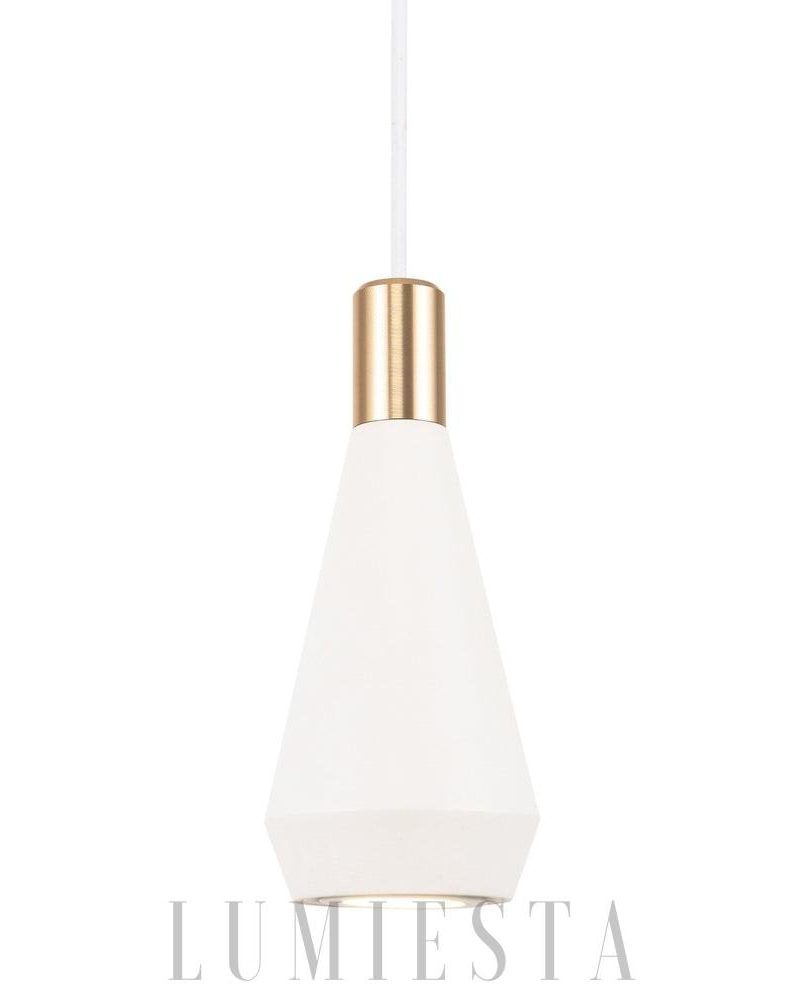 Lampa wisząca w kształcie stożka z regulacją długości