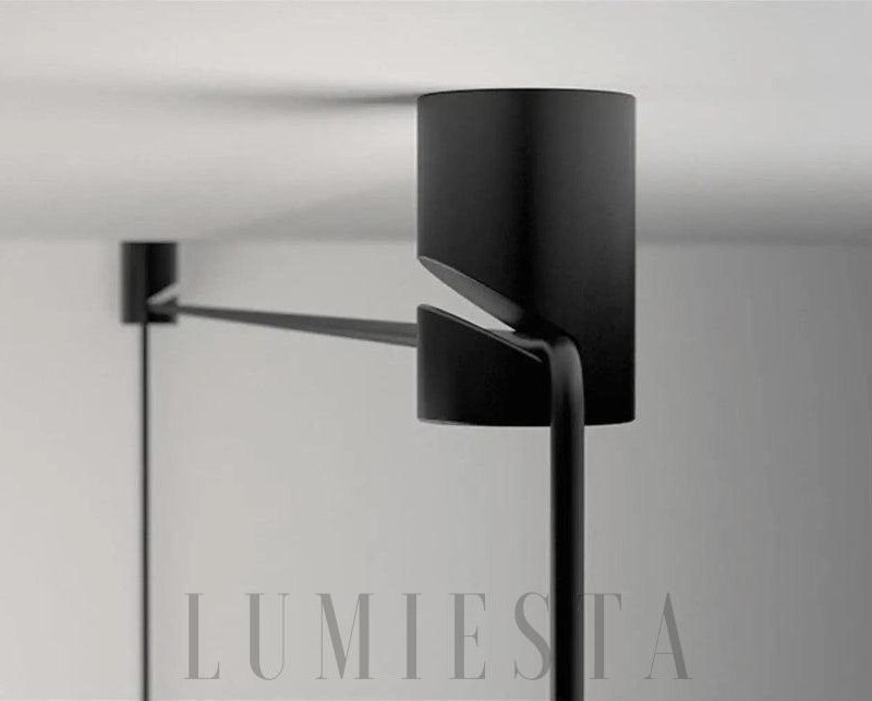 Nowoczesna lampa wisząca złota minimalistyczna styl loftowy