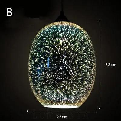Kula szklana sufitowa lampy w stylu nowoczesnym