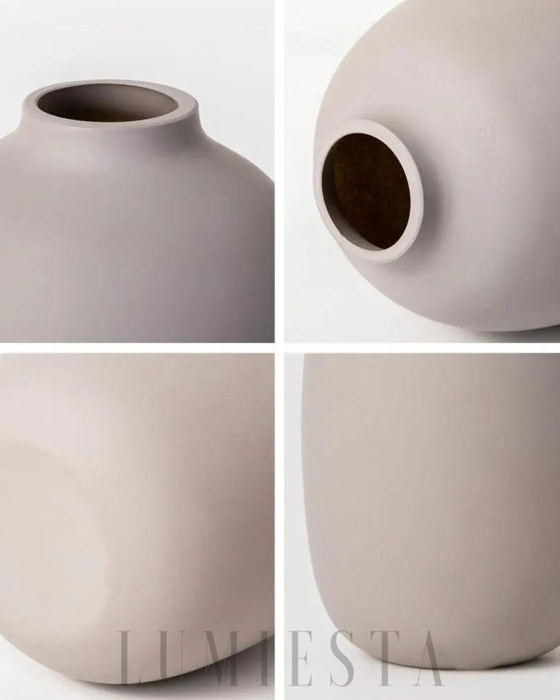 Stylowe wazony ceramiczne w różnych kształtach i kolorach