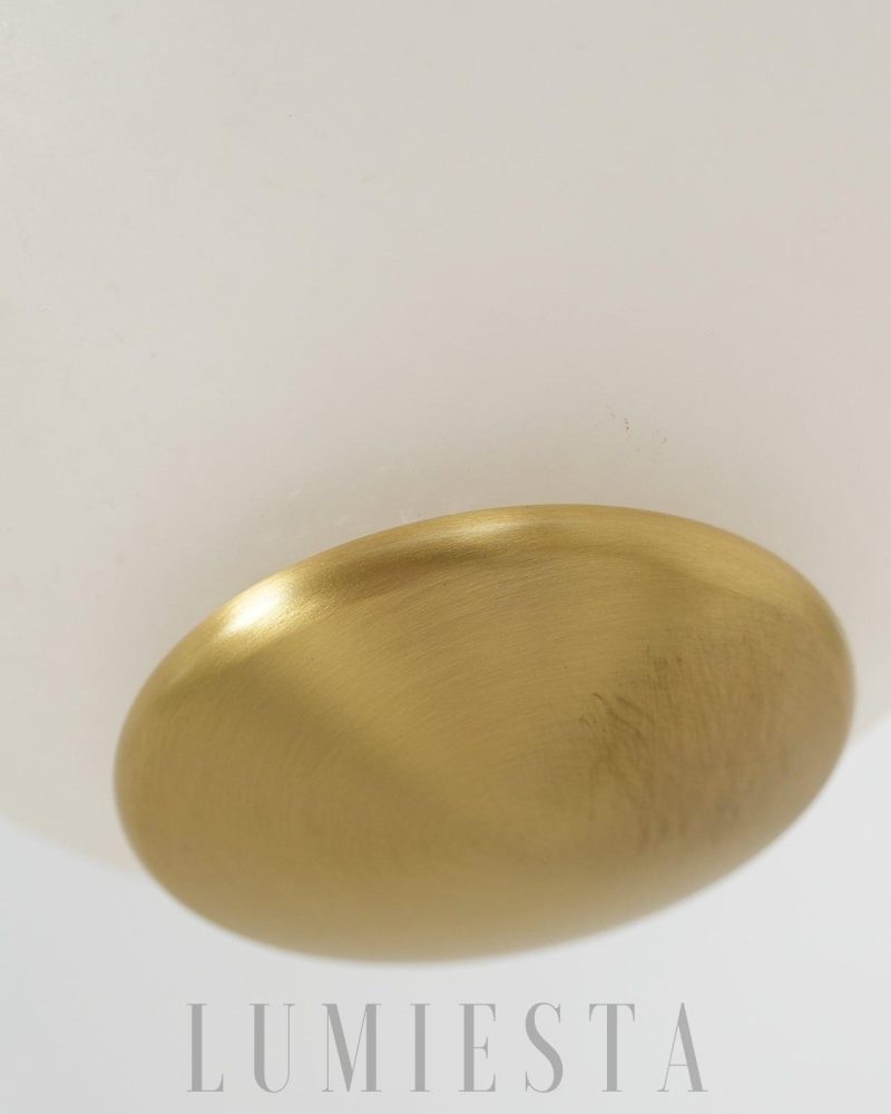Lekler - lampa wisząca w stylu nowoczesnym z alabastrem