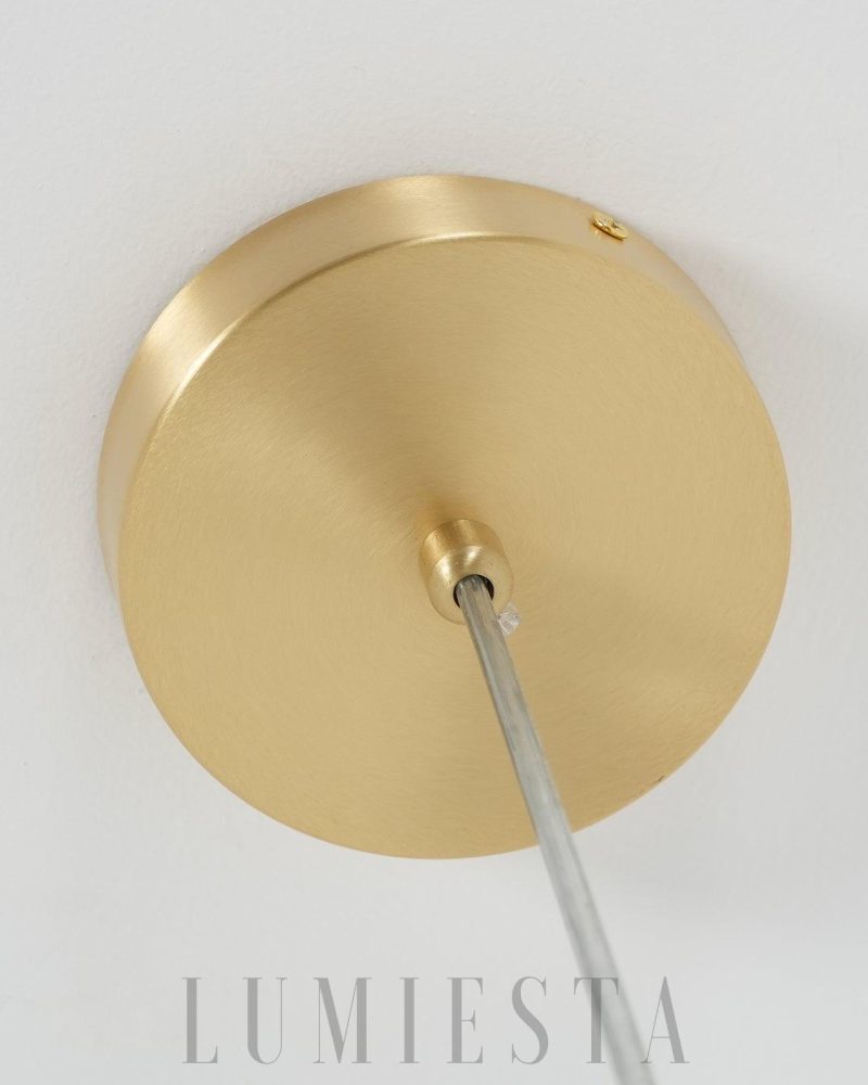 Lekler - lampa wisząca w stylu nowoczesnym z alabastrem
