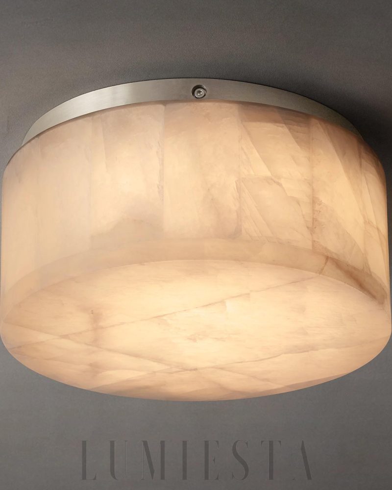 Rivaggio - lampa sufitowa w stylu minimalistycznym z alabastru