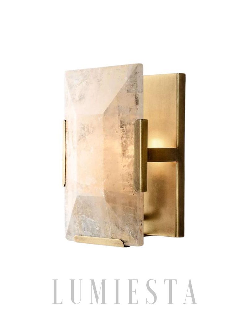 Lampa ścienna Harson Calcite w minimalistycznym stylu