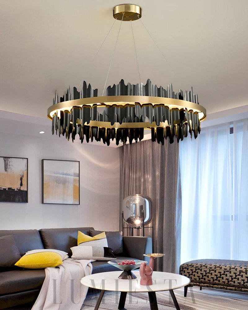 Lampa wisząca Midnight Shadow z regulacją barwy światła