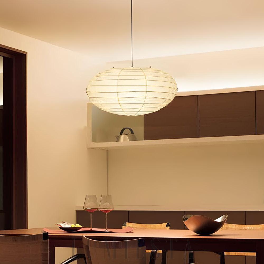 Lampa wisząca Akari EN w stylu japońskim rozmiar 50 70 95 cm