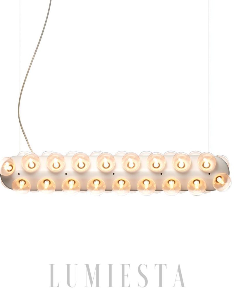 Lampa wisząca podwójna Prop Light o okrągłym kształcie 99cm