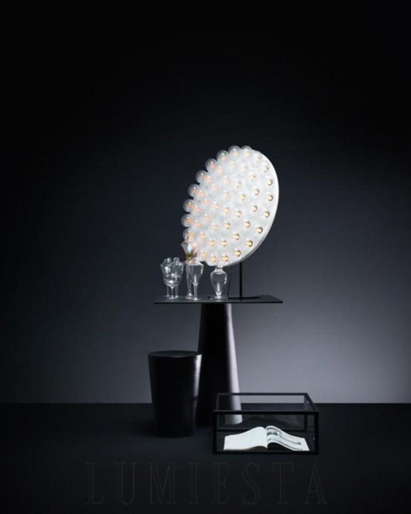 Lampa podłogowa Prop Light okrągła z szklanymi bańkami 73cm