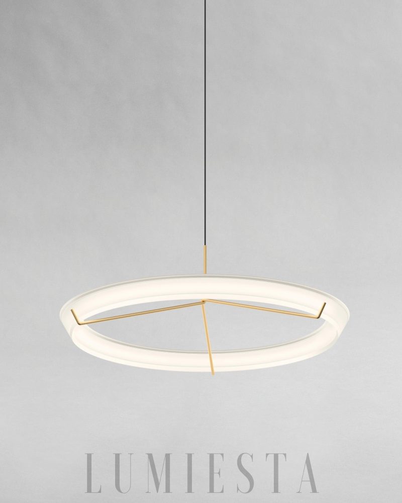 Lampa wisząca Halo Jewel 2350 2351 w kolorze złotym i czarnym