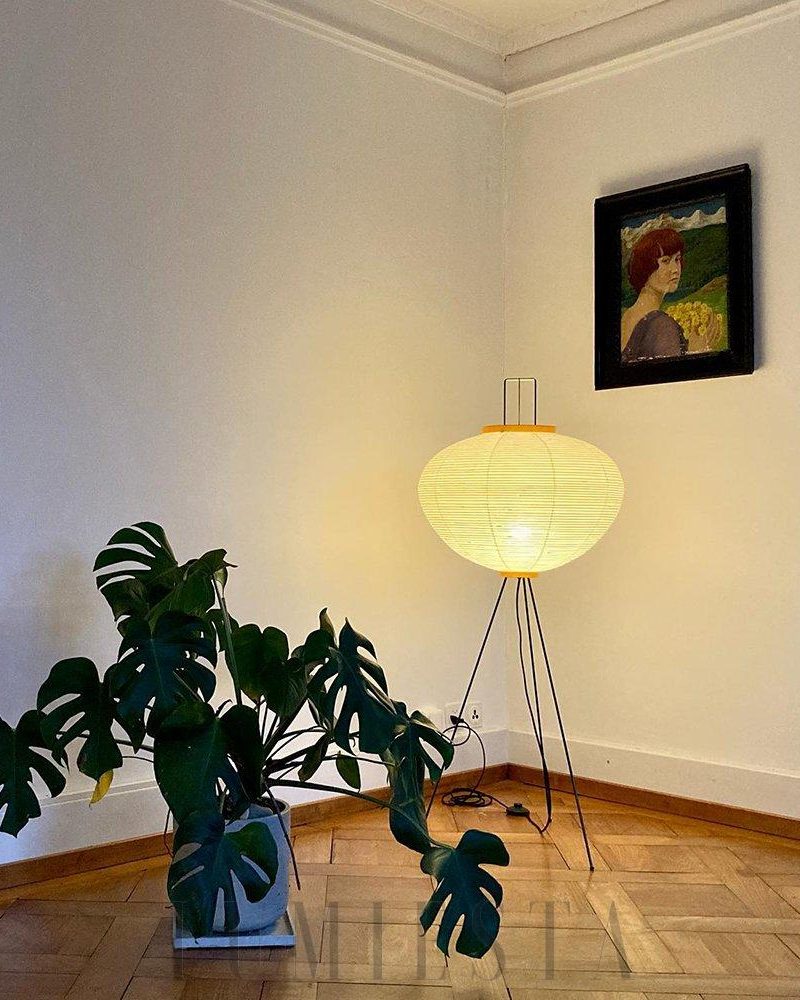 Lampa podłogowa Akari 10A 50cm biały stylowy design