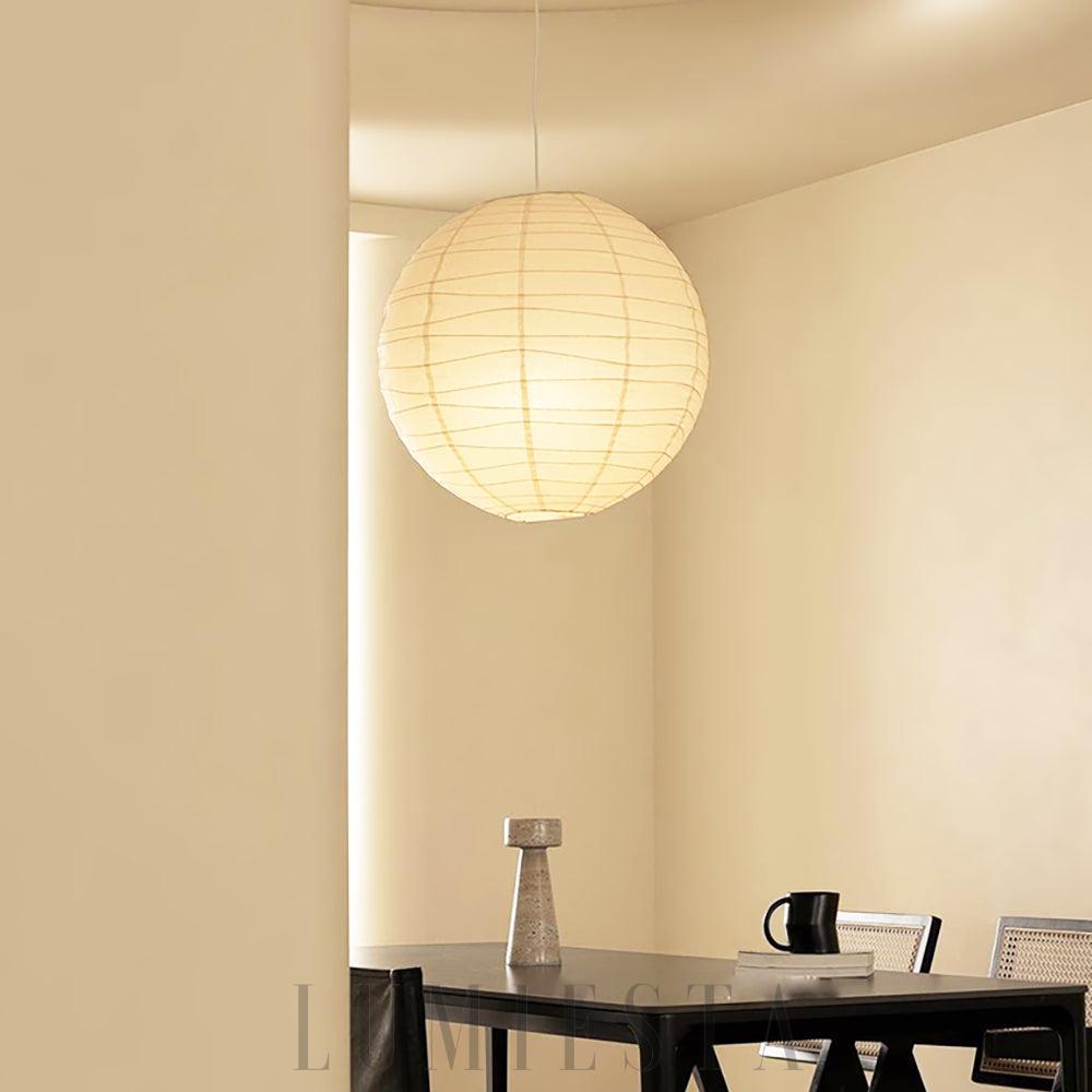 Lampa wisząca Akari 45D o średnicy 45cm w białym kolorze