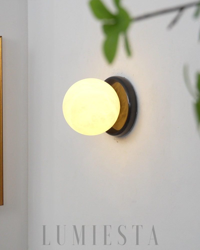 Lampa sufitowa Tribeca w stylu retro czarna i biała 12cm