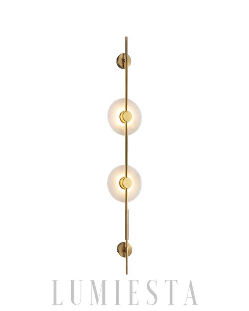 Lampa ścienna Alabaster w stylu minimalistycznym z metalu