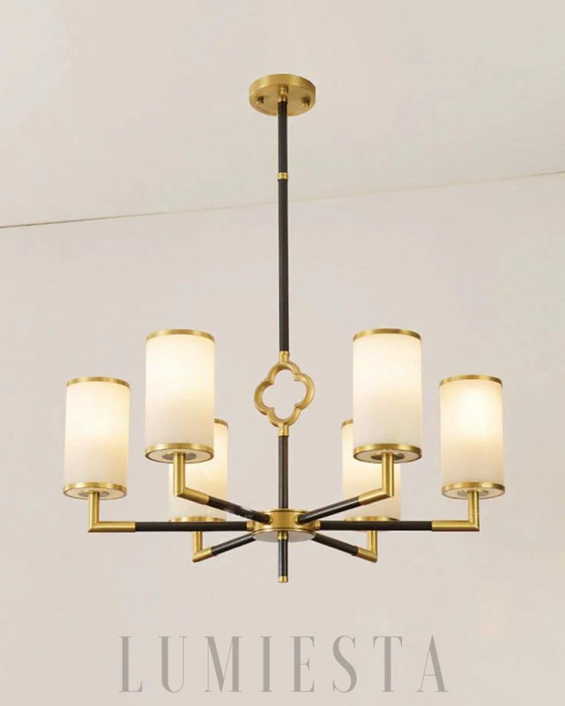 Alaska - lampa wisząca w stylu nowoczesnym z alabastru