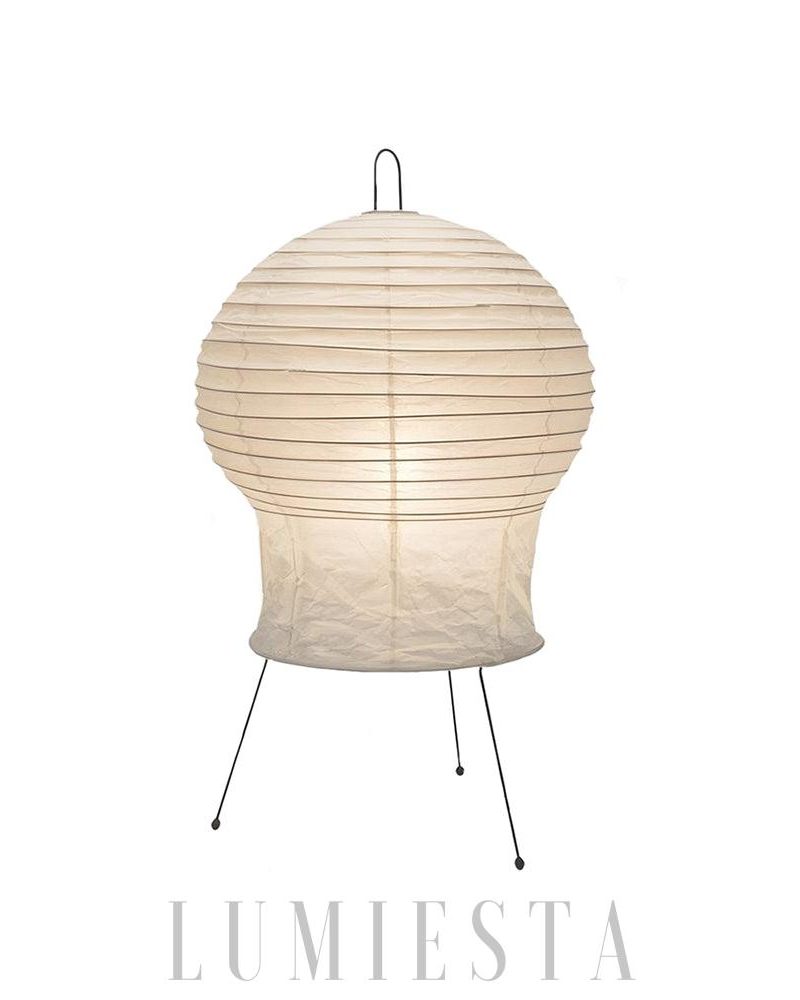 Lampa stołowa Akari 2N w stylu japońskim z papieru washi