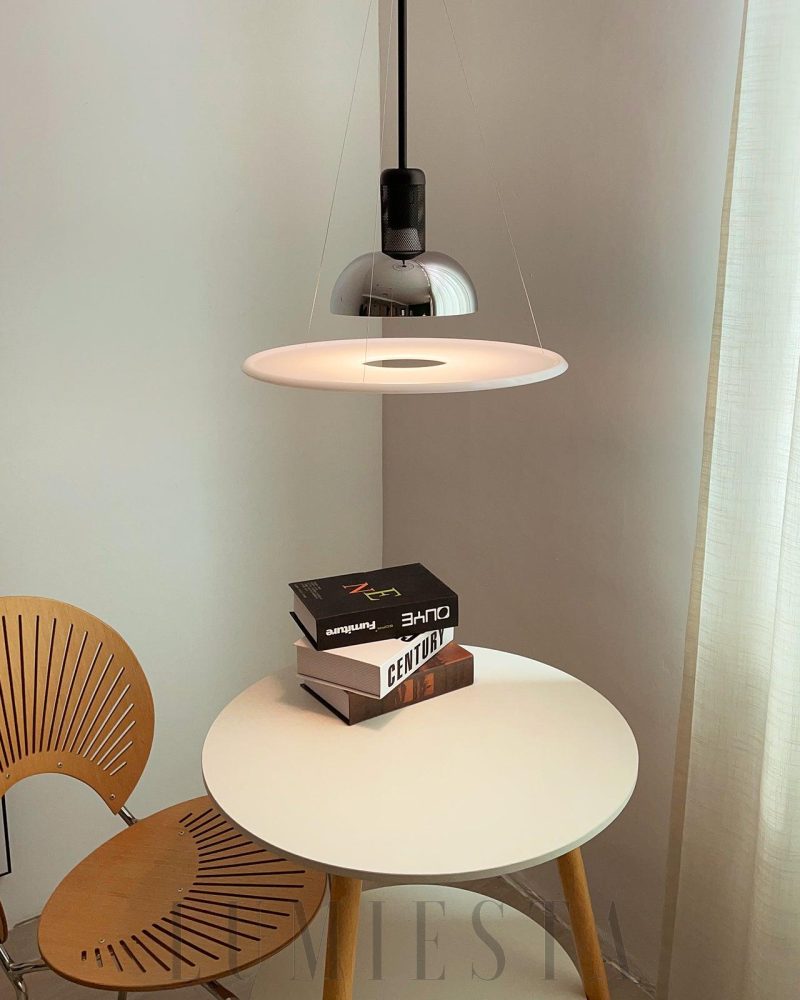 Lampa wisząca Frisbi w stylu nowoczesnym z akrylu 40cm 60cm