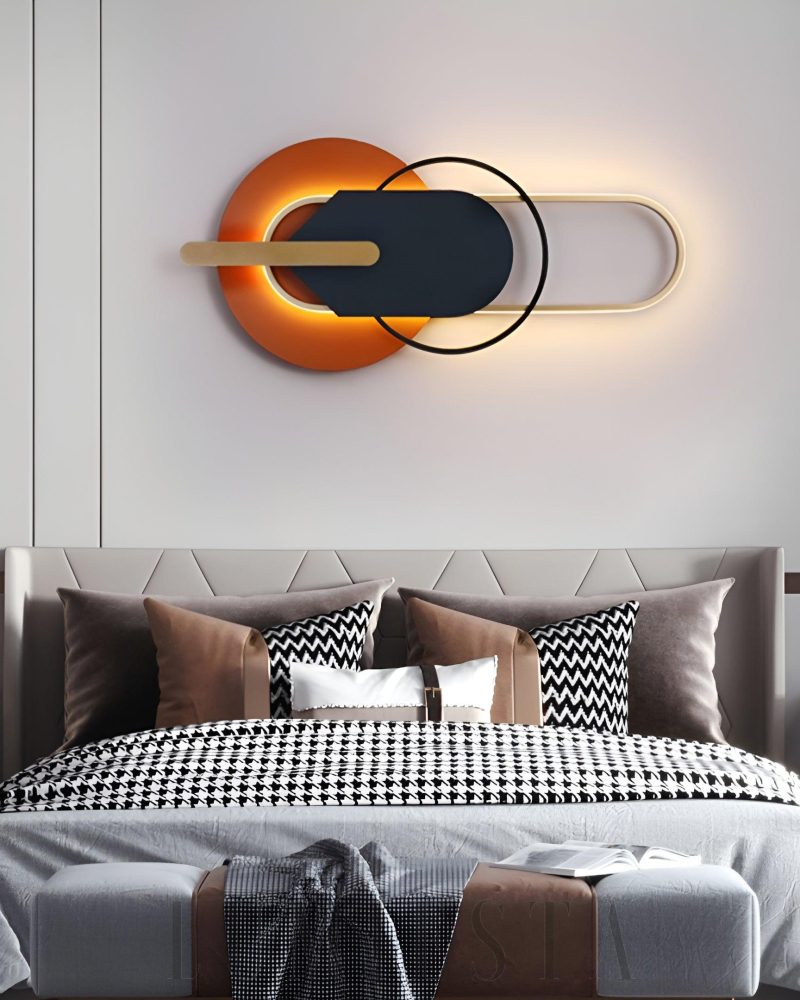 Okrągłe i owalne lampy ścienne w stylu nowoczesnym