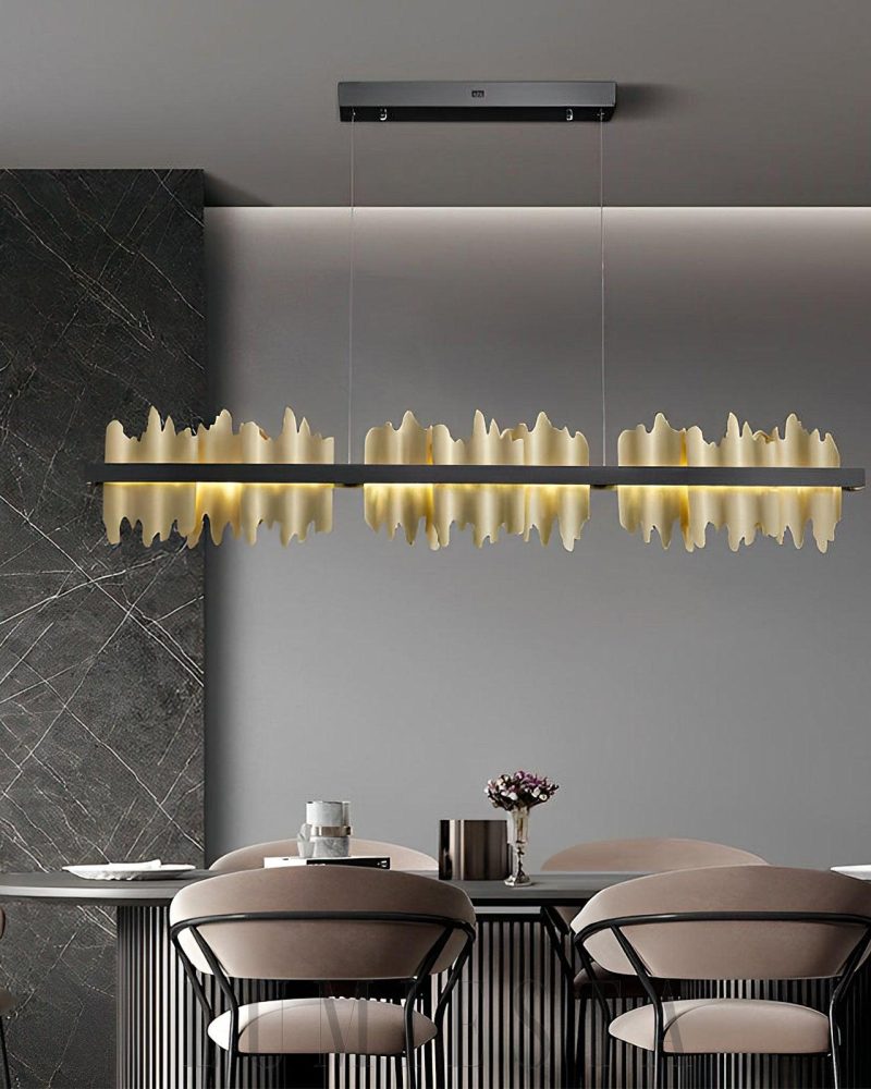 Lampa wisząca Midnight Shadow w stylu nowoczesnym czarna złota
