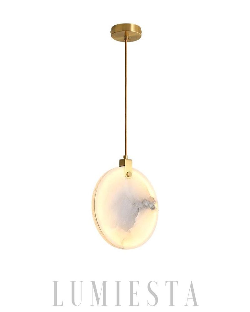Harvest - lampa wisząca z alabastru w stylu nowoczesnym