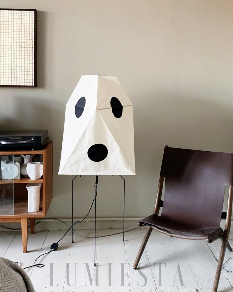 Lampa podłogowa Akari UF3-Q w nowoczesnym stylu biała 48cm 56cm