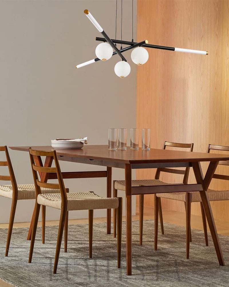 Lampa sufitowa Cellar czarna z pięcioma głowami LED