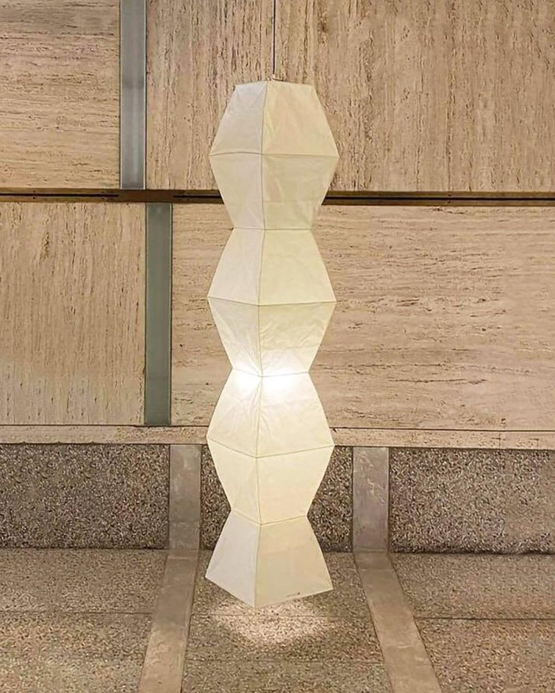 Lampa wisząca Akari L7 w kształcie eleganckiego hexagona