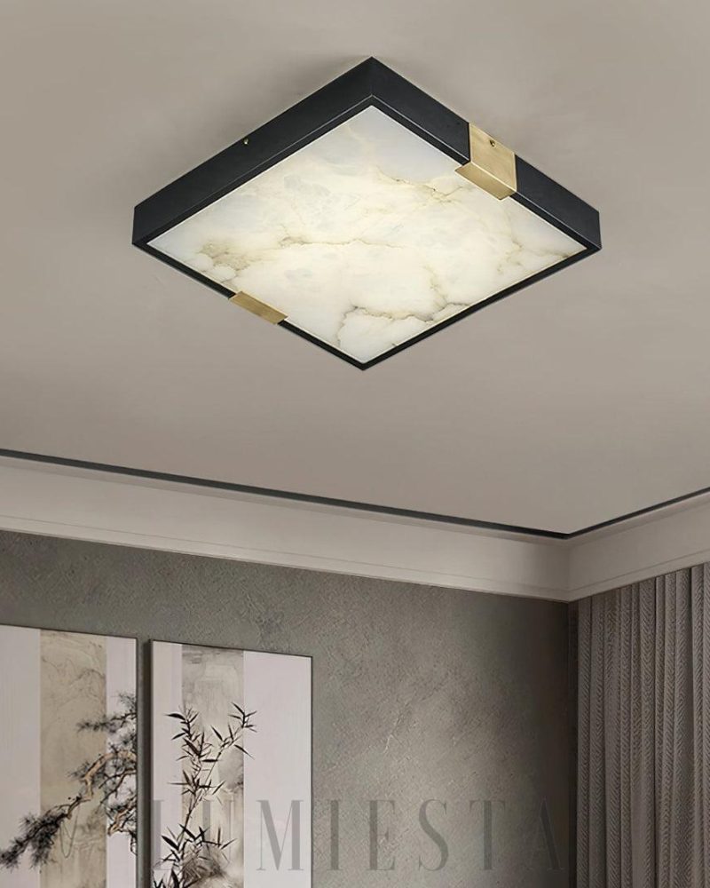 Lampa sufitowa Lucien czarna 30cm ciepłe i zimne światło