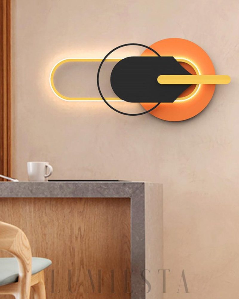 Okrągłe i owalne lampy ścienne w stylu nowoczesnym