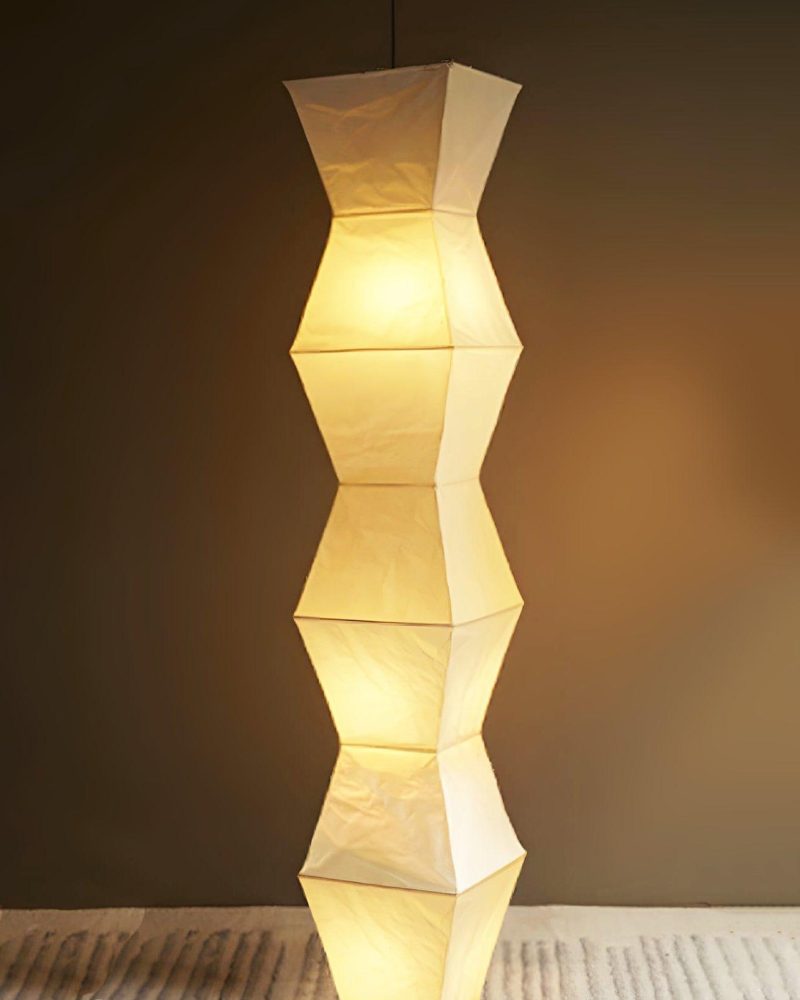 Lampa wisząca Akari L7 w kształcie eleganckiego hexagona