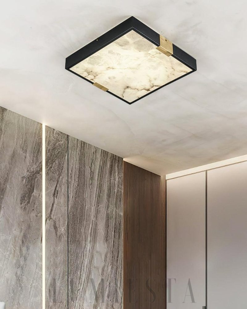 Lampa sufitowa Lucien czarna 30cm ciepłe i zimne światło
