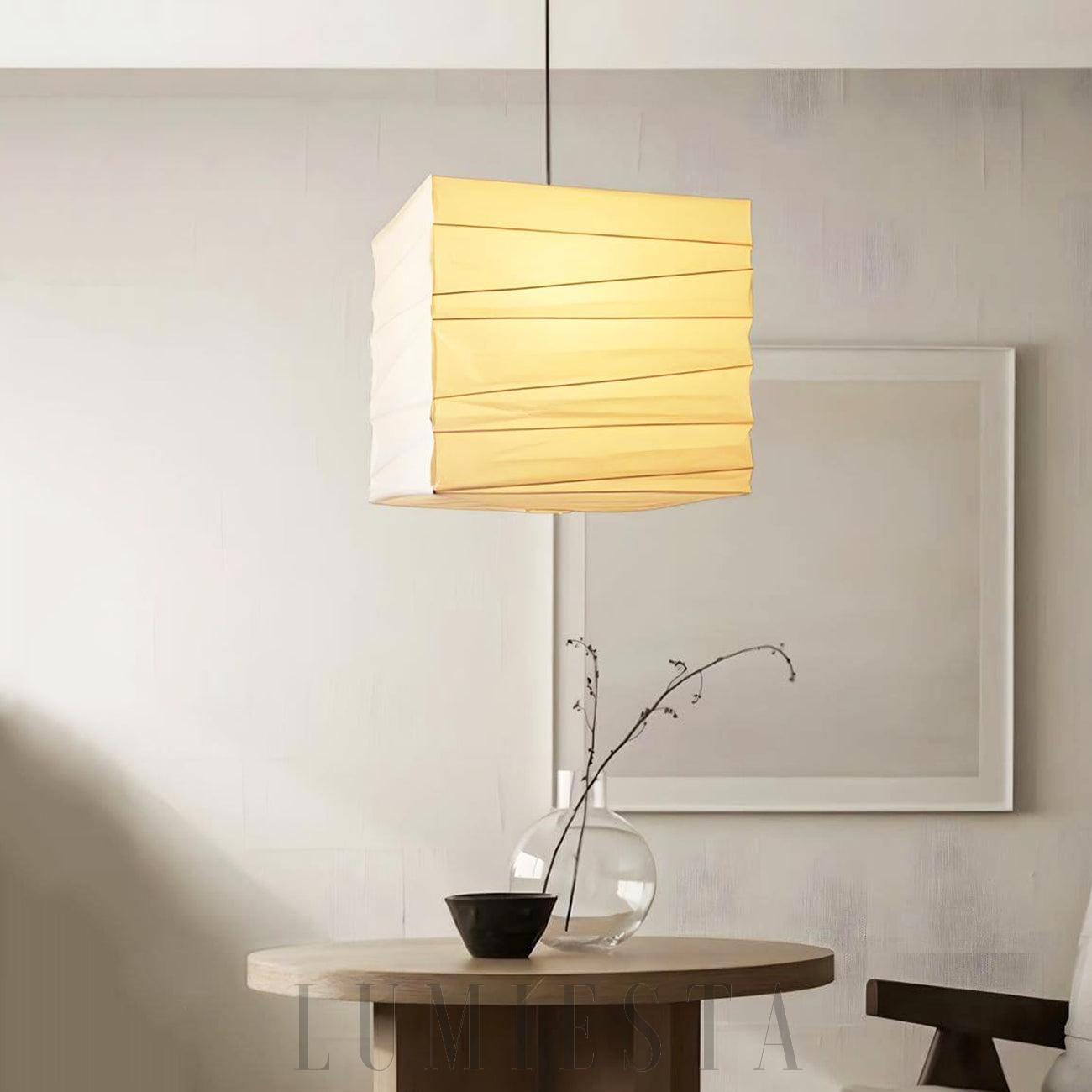 Lampa wisząca Akari 33X 45X w kształcie eleganckiego abażura
