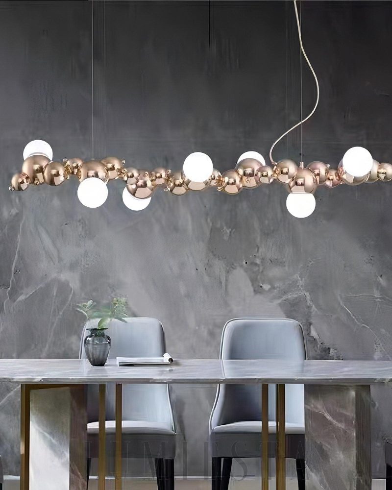 Lampa wisząca Molecules w stylu nowoczesnym złota srebrna