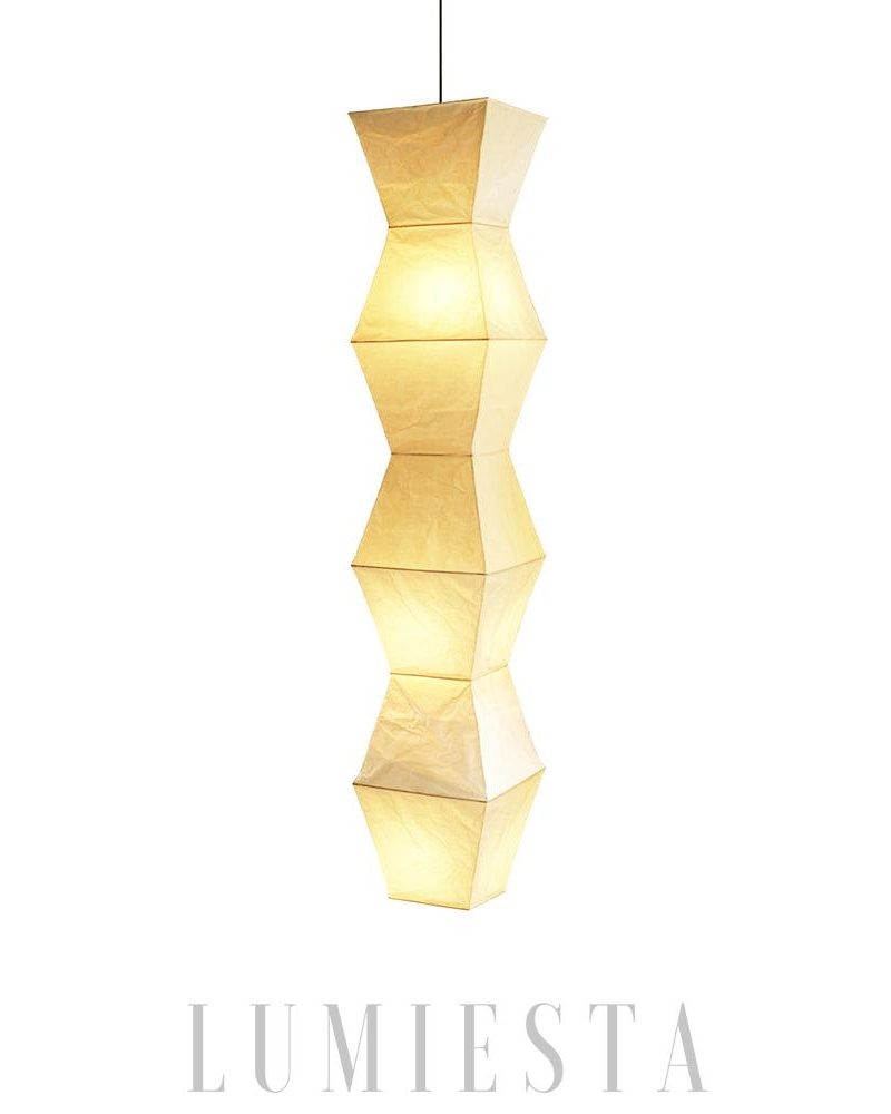 Lampa wisząca Akari L7 w kształcie eleganckiego hexagona