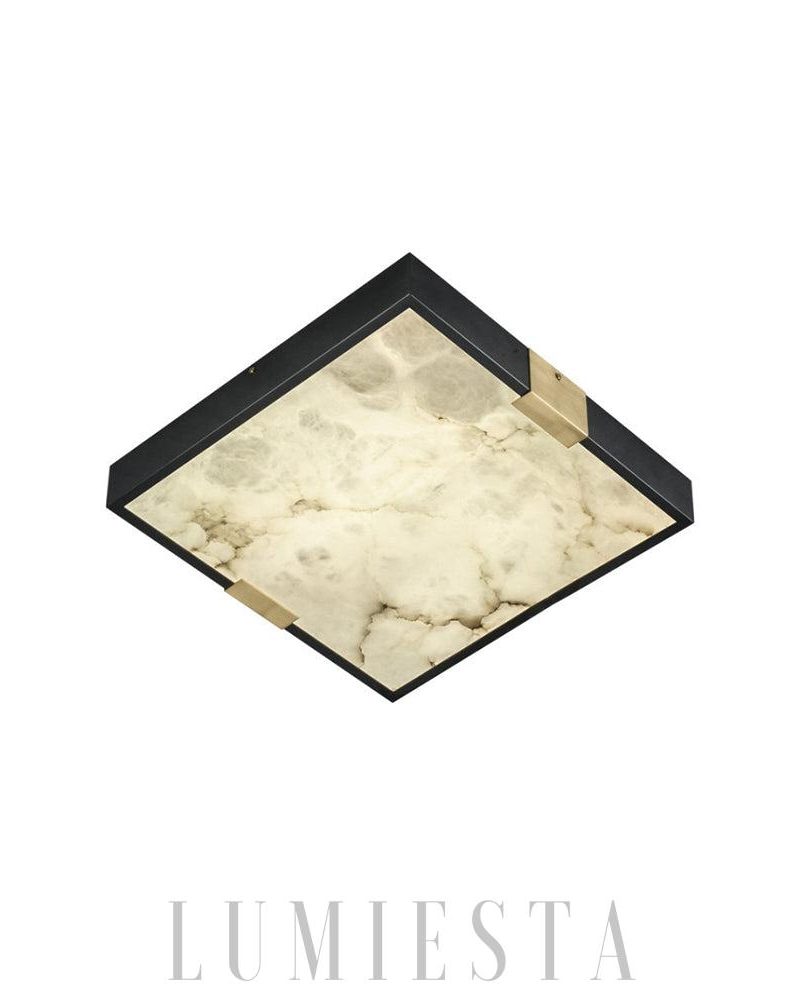Lampa sufitowa Lucien czarna 30cm ciepłe i zimne światło