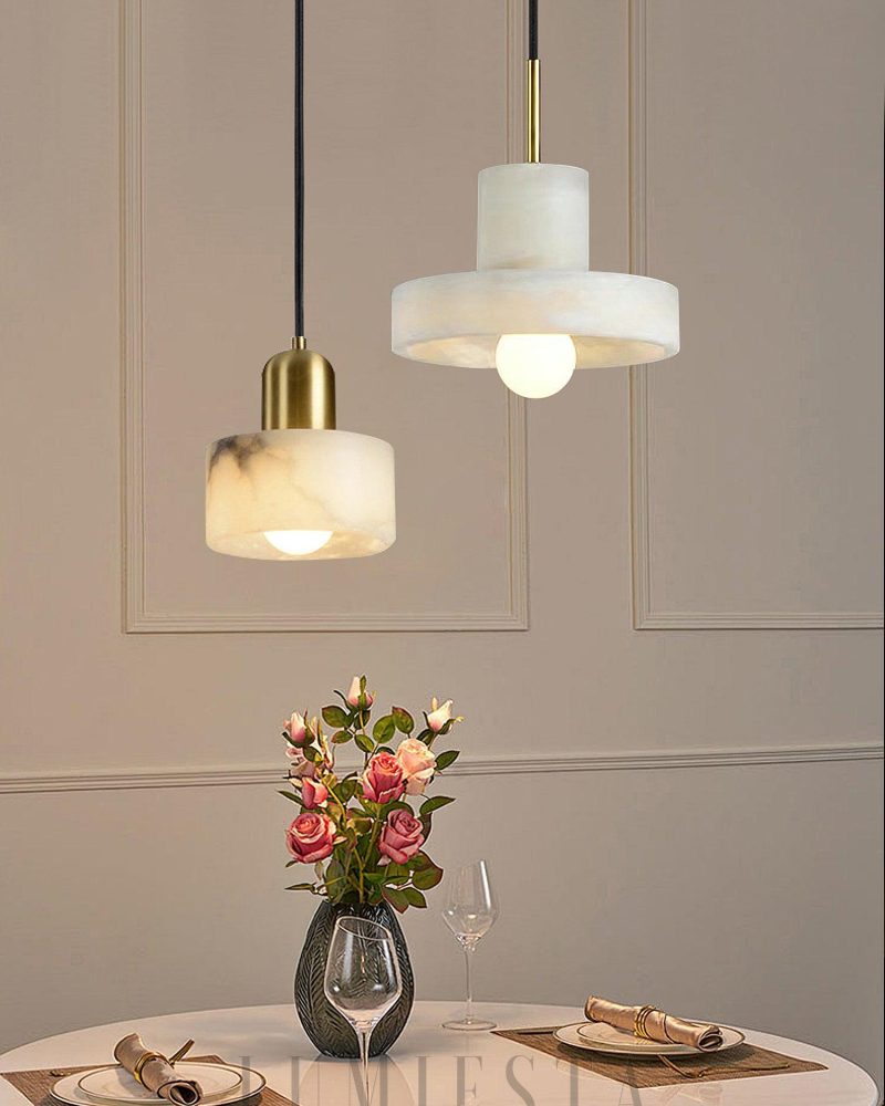 Lampa wisząca Universo ST w stylu alabastrowym 200cm