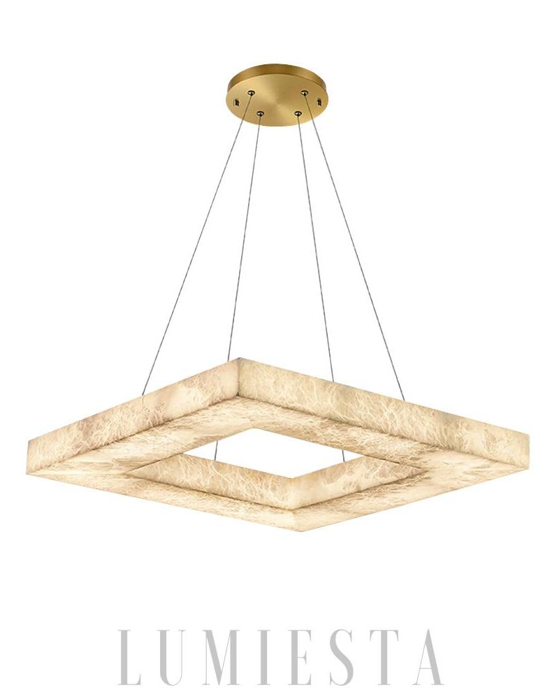 Chander - lampa wisząca w stylu nowoczesnym kwadratowa