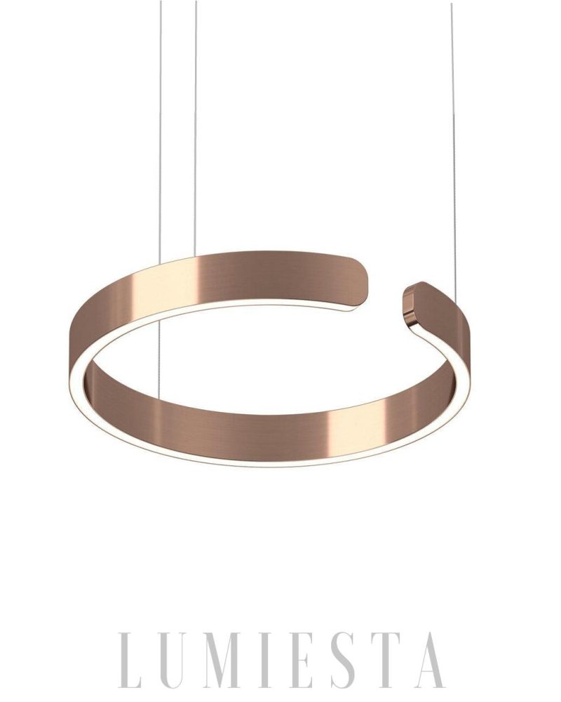 Elegancka lampa wisząca okrągła z nowoczesnym stylem