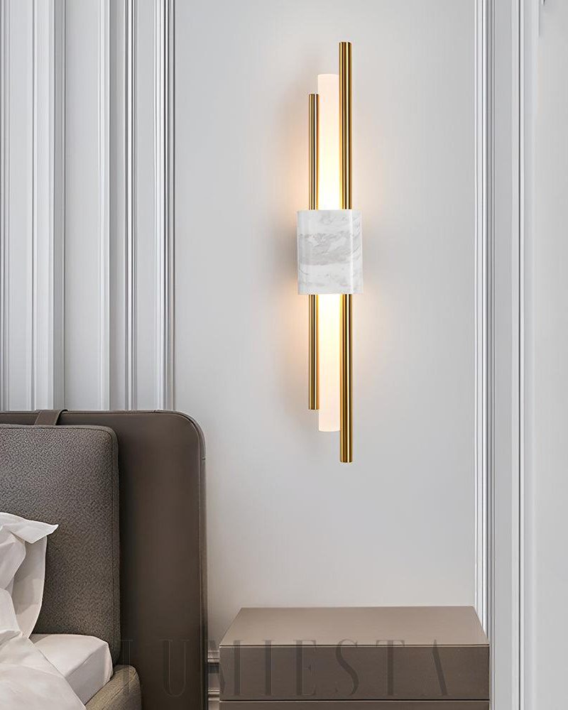 Lampa ścienna Marble Tanto w stylu nowoczesnym z marmuru