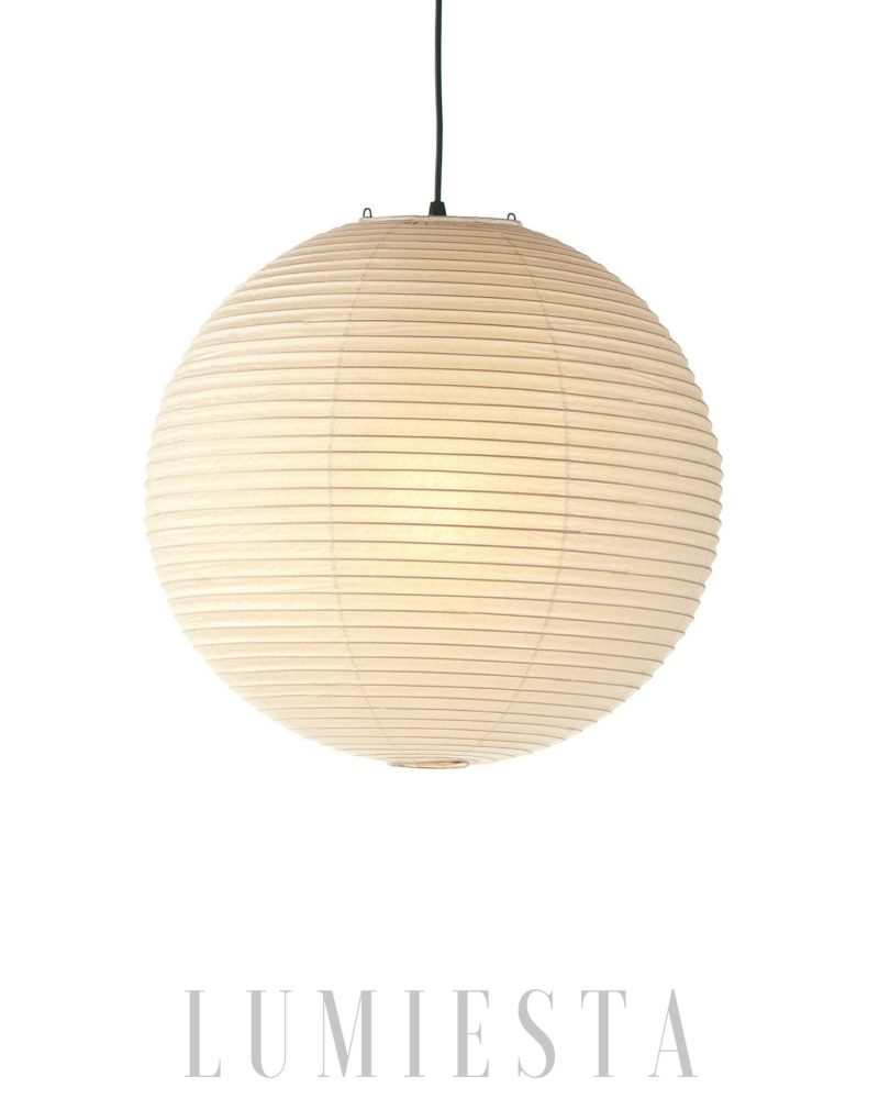 Lampa wisząca Akari A w kształcie okrągłym w kolorze białym
