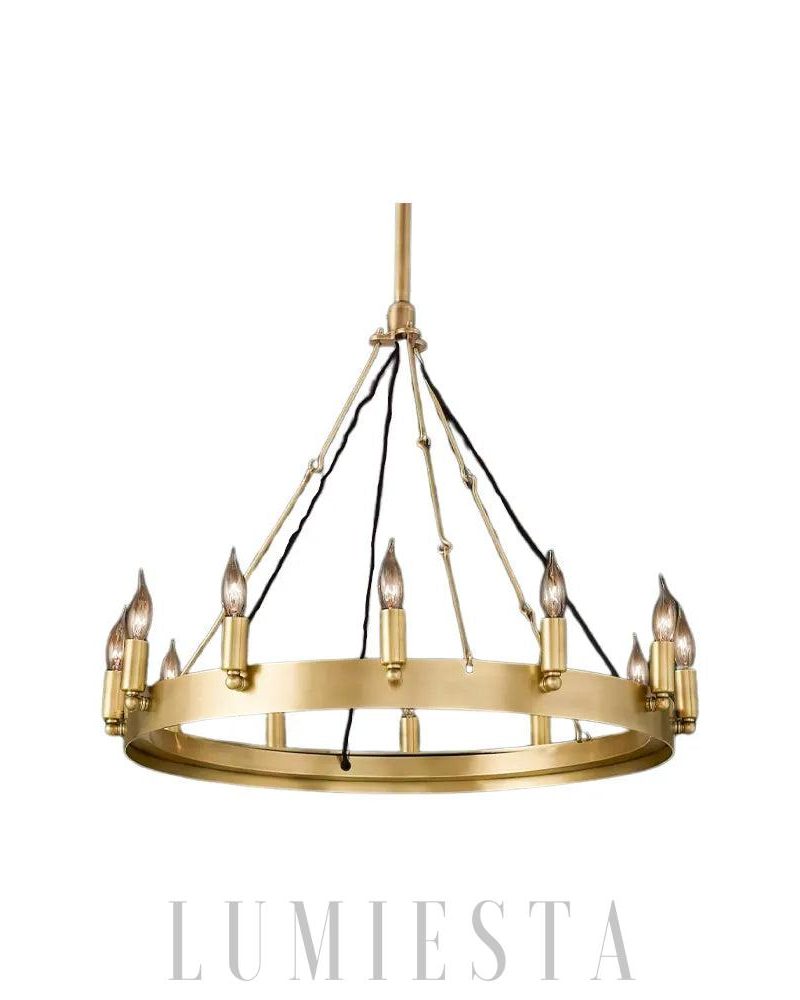Lampa sufitowa Camino Vintage Kandelabr okrągła 68 cm
