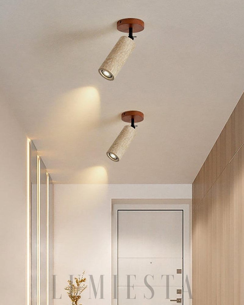Lampa ścienna Travertine Mireille w stylu nowoczesnym 8cm