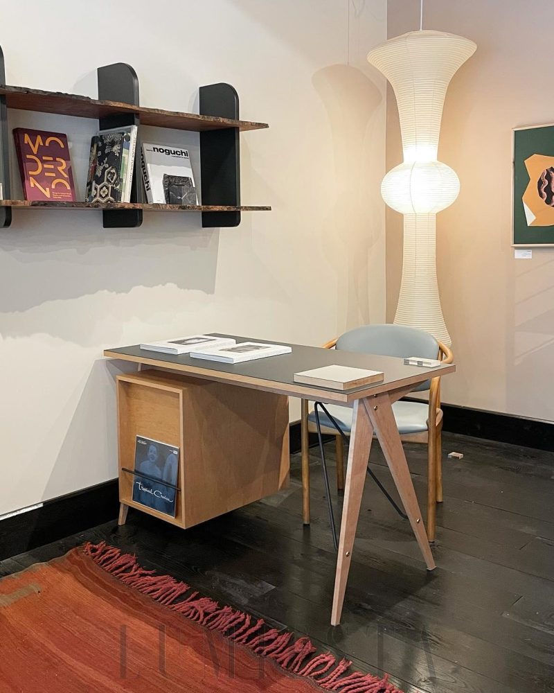 Lampa wisząca Akari E w stylu japońskim z papieru washi