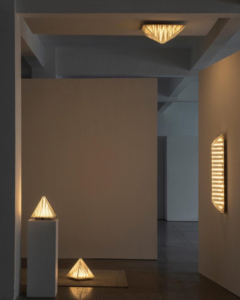Lampa sufitowa Fragment 06 z przezroczystym szkłem w chromie