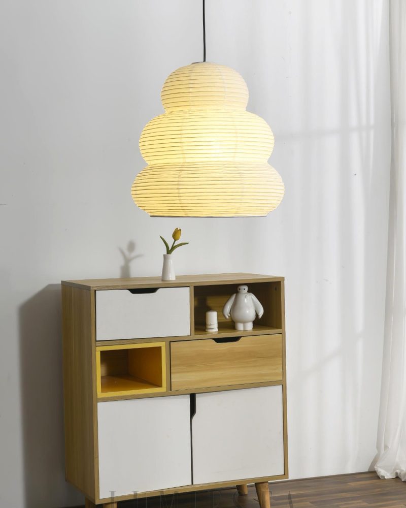 Lampa wisząca Akari 24N w stylu japońskim 40cm biały