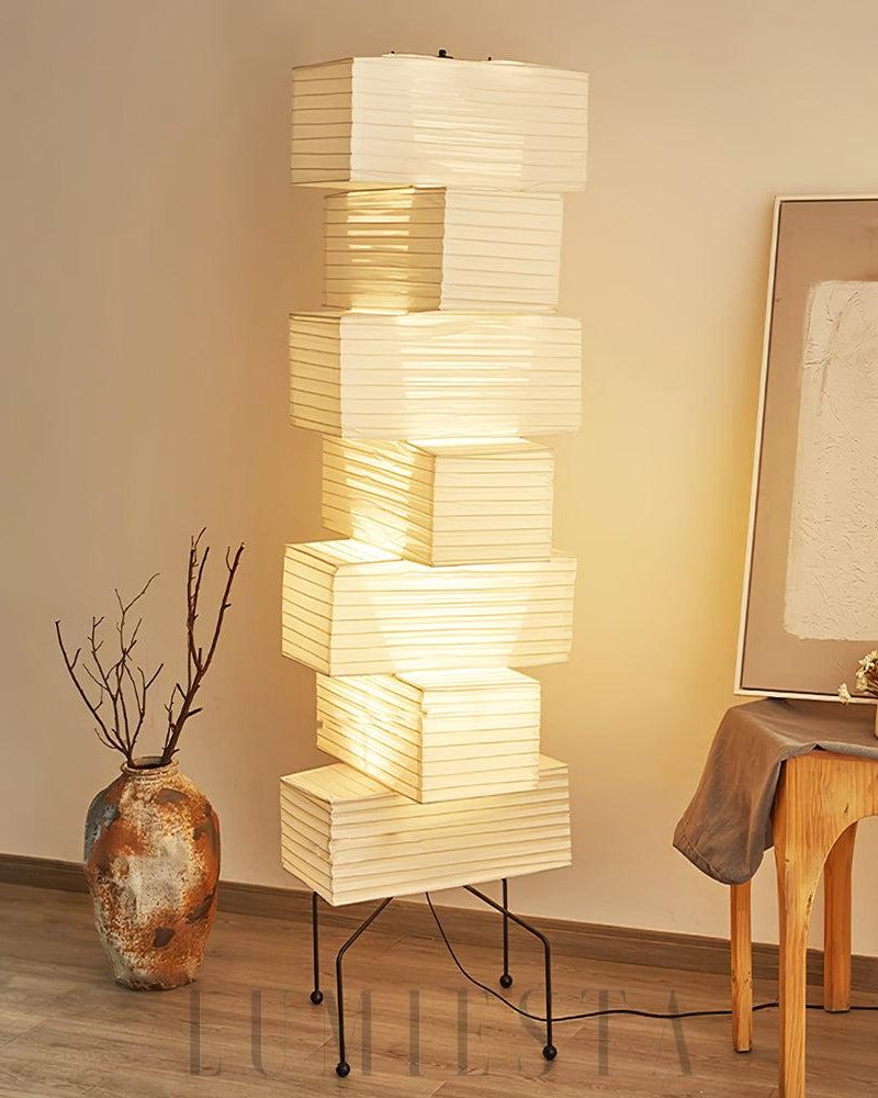 Lampa podłogowa Akari UF4-L10 stylowy detal do wnętrza