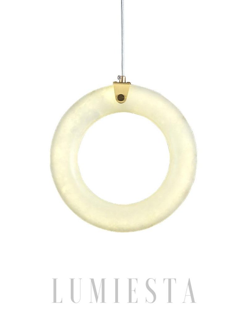 Lampa wisząca Alabaster Duplex w stylu nowoczesnym 25cm 30cm